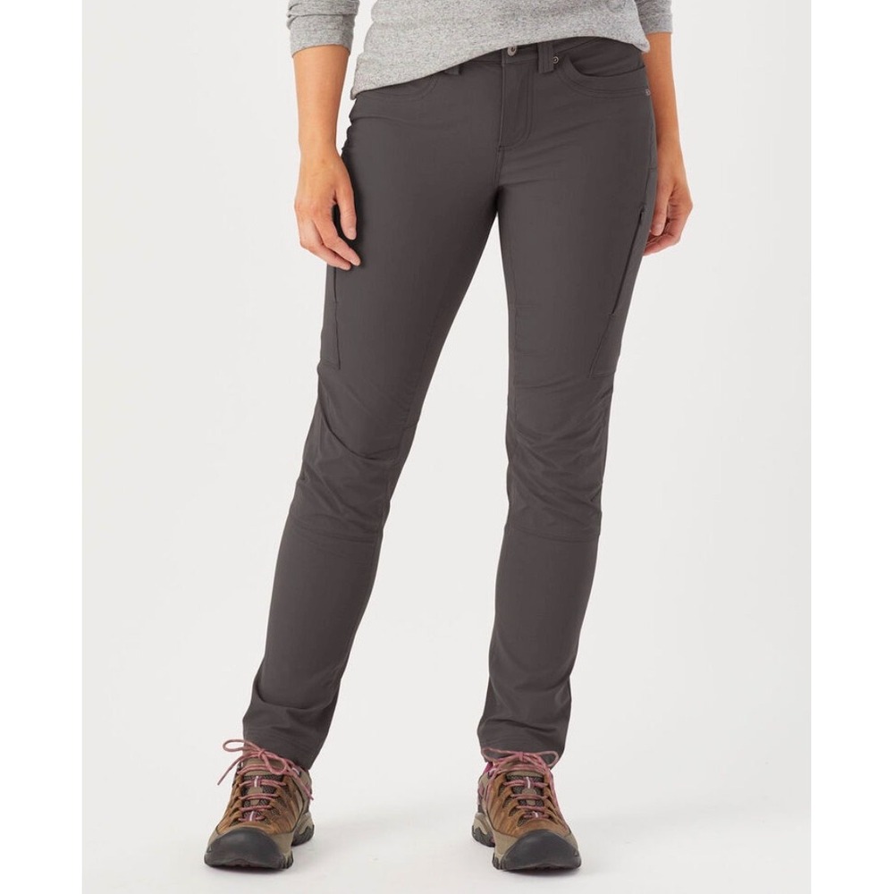 Duluth Trading Co Flexpedition Fleece Lined Pants Gray Womens 16x31 Hiking Work
